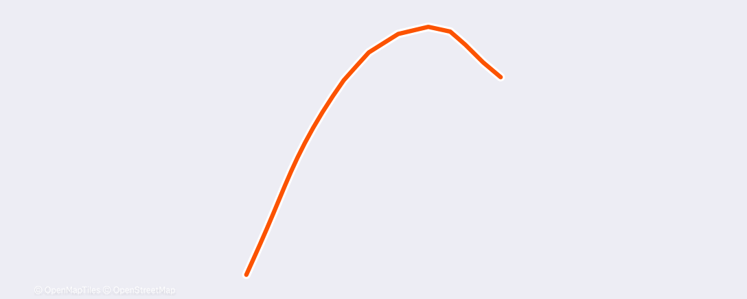 Map of the activity, Afternoon Walk w Lib