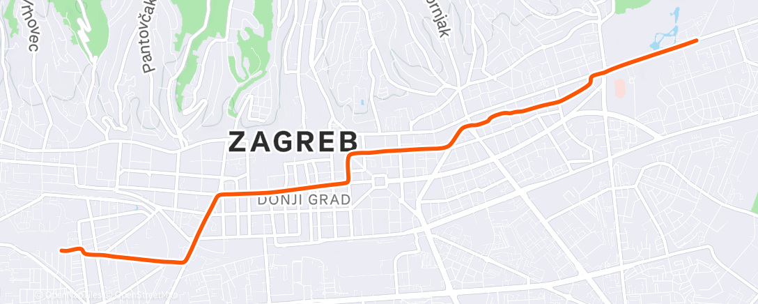 Map of the activity, Morning Ride