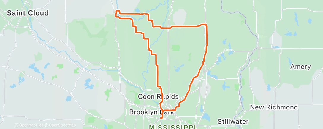 Map of the activity, December 200k (R-62)