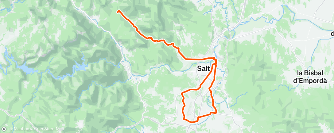 Map of the activity, Morning Ride
