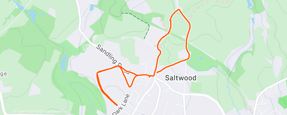 Mapa de la actividad (Afternoon Walk)