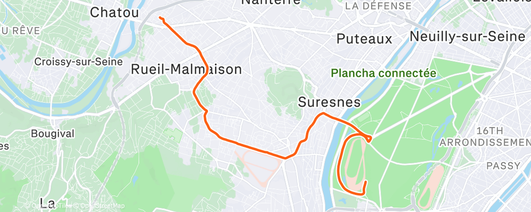 Map of the activity, Back home