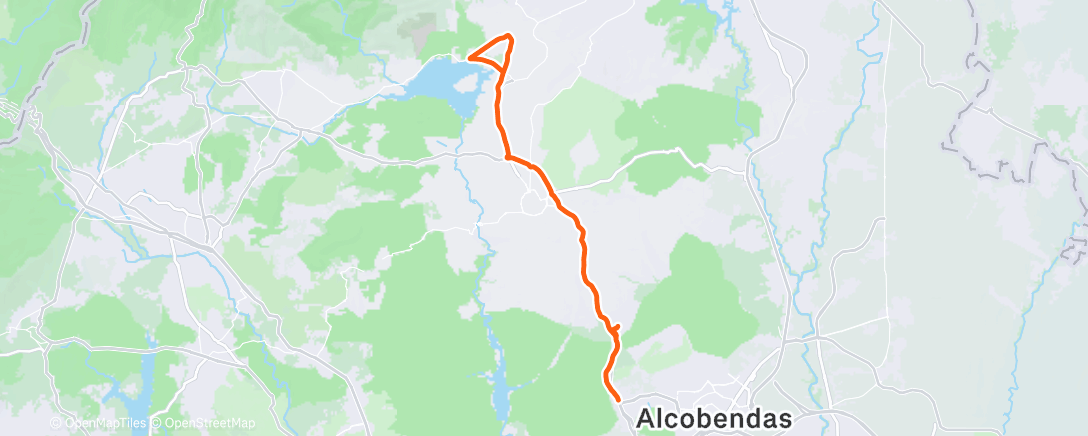 Карта физической активности (Bicicleta por la mañana)