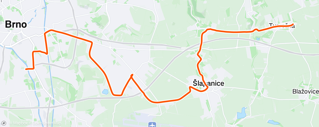 Map of the activity, Afternoon Ride