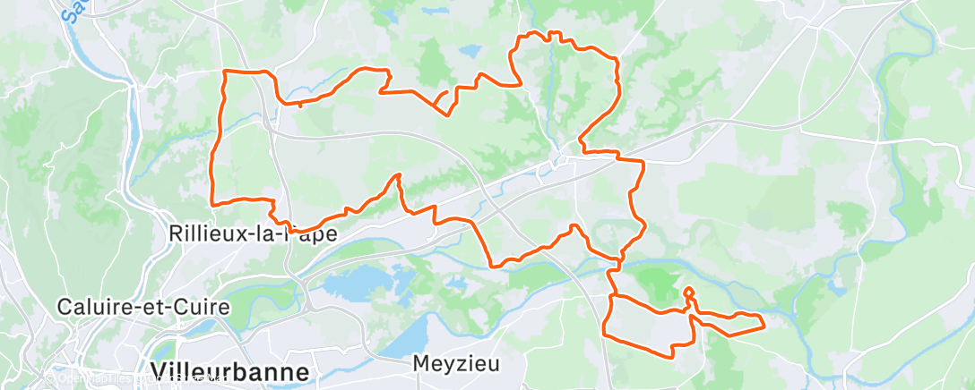 Карта физической активности (Morning Ride)