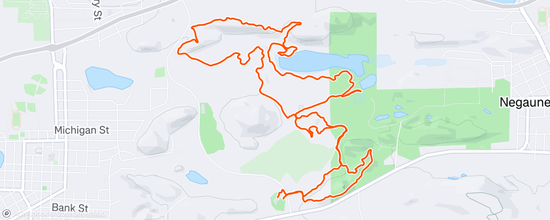Map of the activity, Kipper would not be a good candidate for a running pacer lol