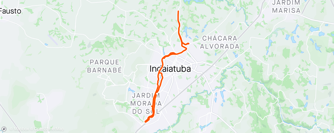Map of the activity, 2024-04-19Ride
