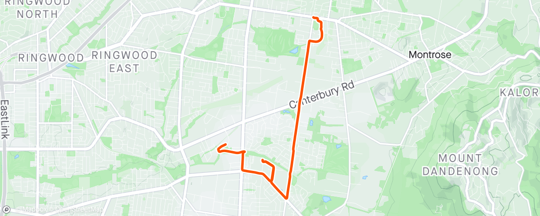 Map of the activity, Ride 2024-04-21 eBike Connect