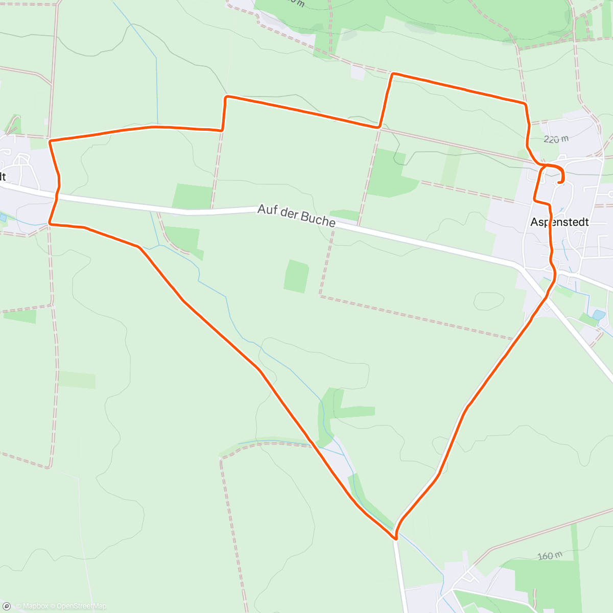 Map of the activity, Kleiner Spaziergang 😅