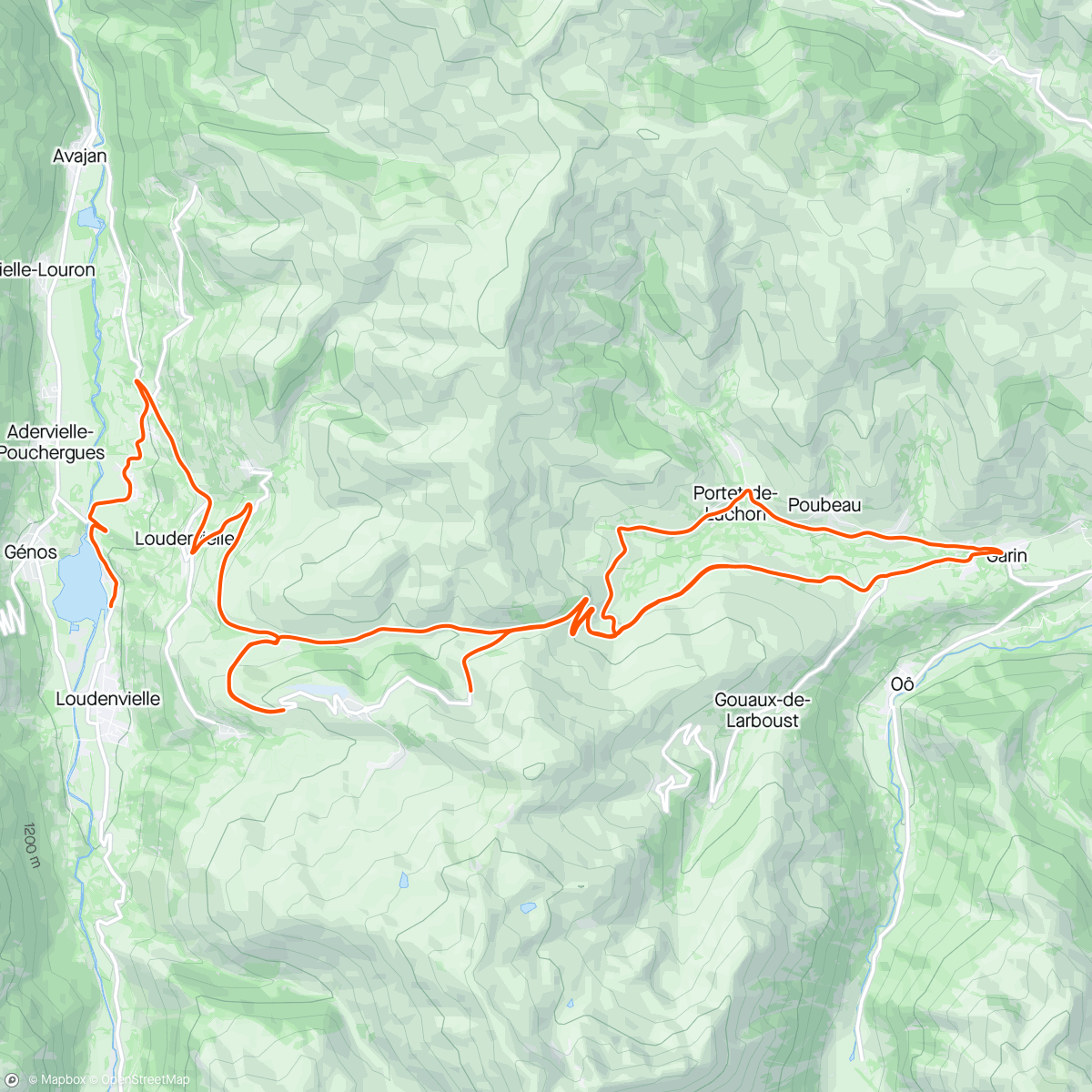 Map of the activity, Putting the climbers belly to work