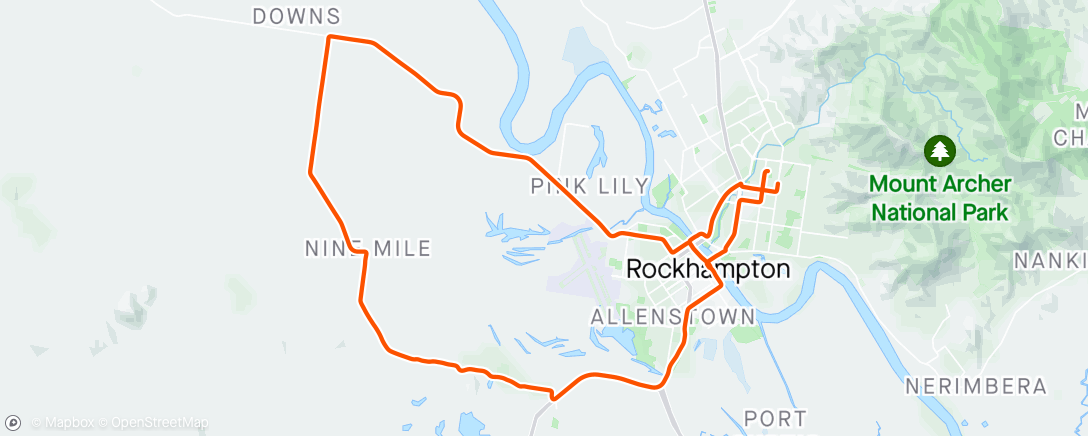 Map of the activity, C4L Hunt Road. Longest ride for over a year