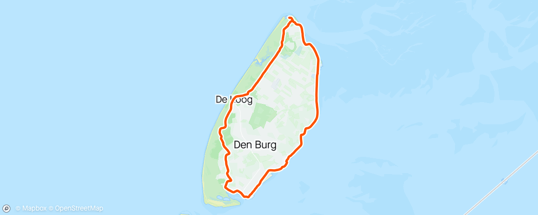 Map of the activity, Touren over het eiland met Sjouke