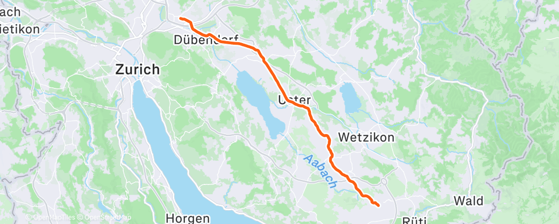 Map of the activity, Morning Gravel Ride