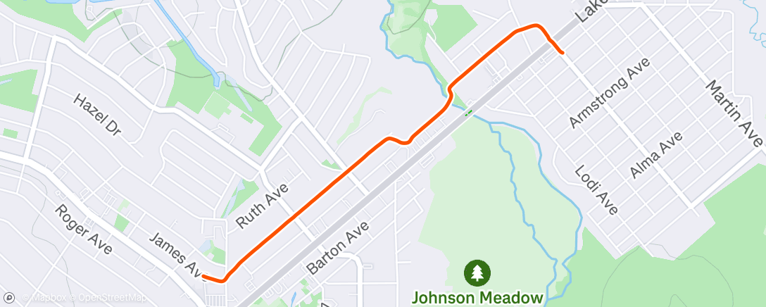 Map of the activity, Morning Ride
