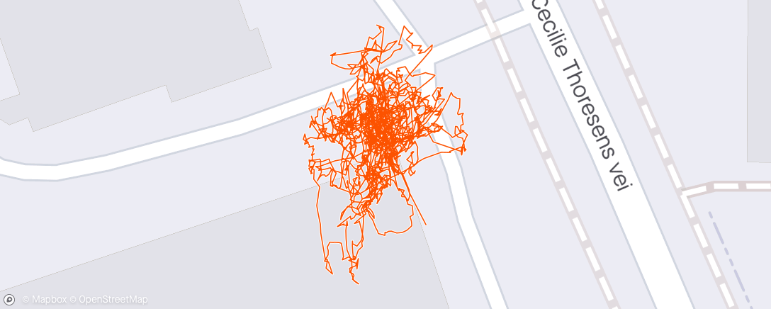 Map of the activity, Spinning