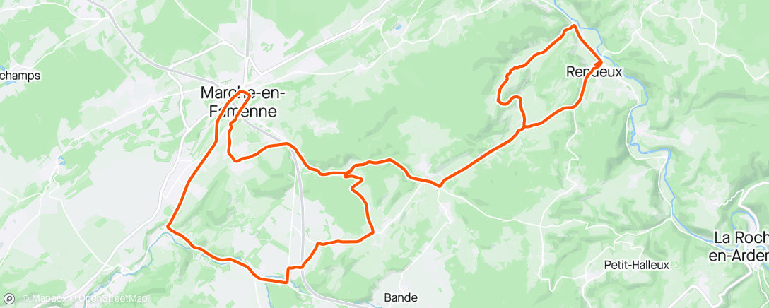 Map of the activity, Ardenne 🇧🇪