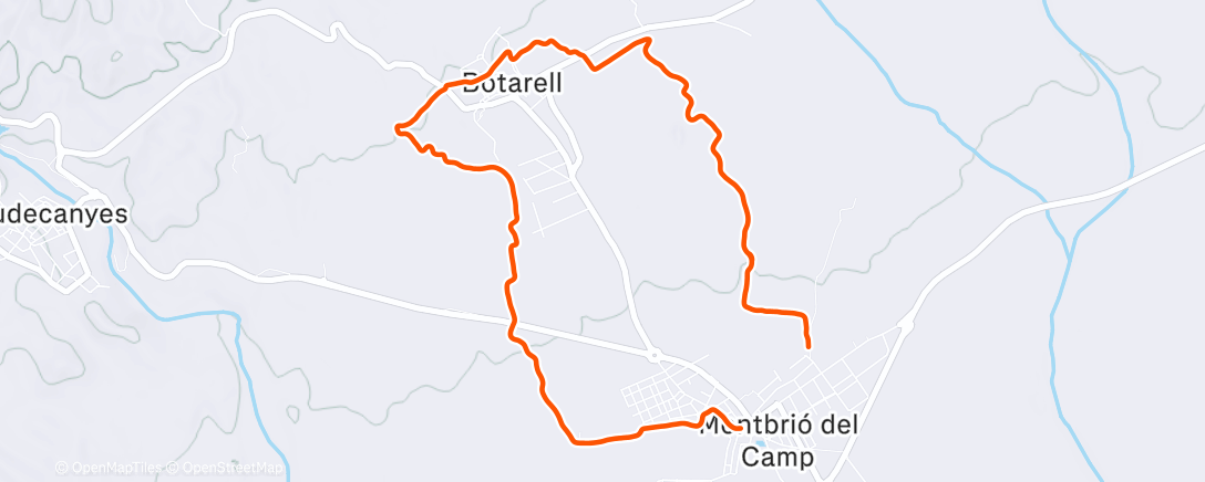 Mapa de la actividad (Morning Trail Run)