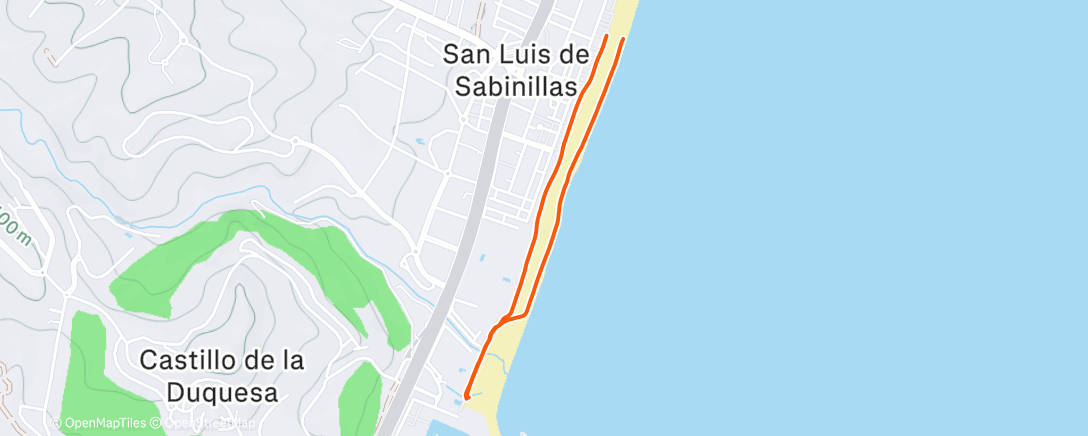 Карта физической активности (Afternoon Walk)