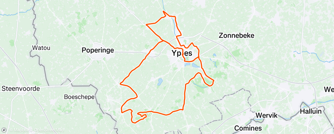 Map of the activity, Gent-Wevelgem 🤩🤯