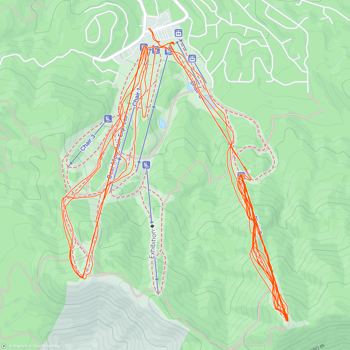 Map of the activity, Back to big bear after 15+years. Geronimo!!