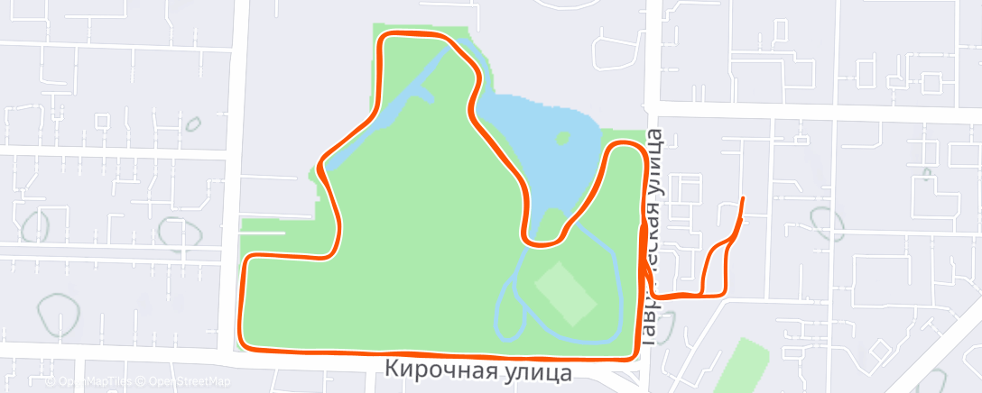 Карта физической активности (Утренний забег)