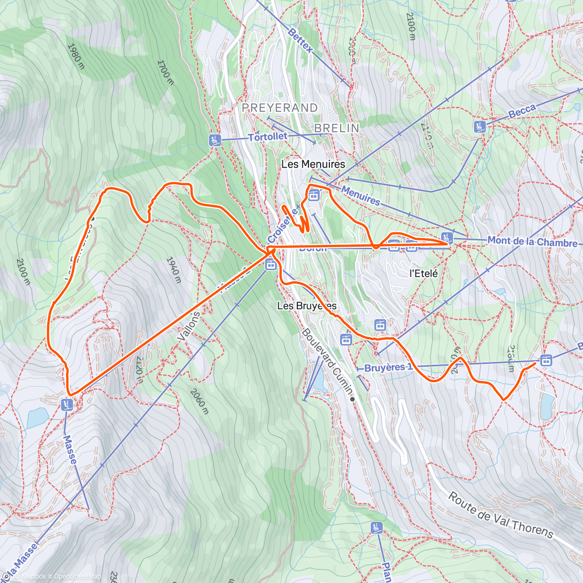 Map of the activity, ❄️❄️❄️