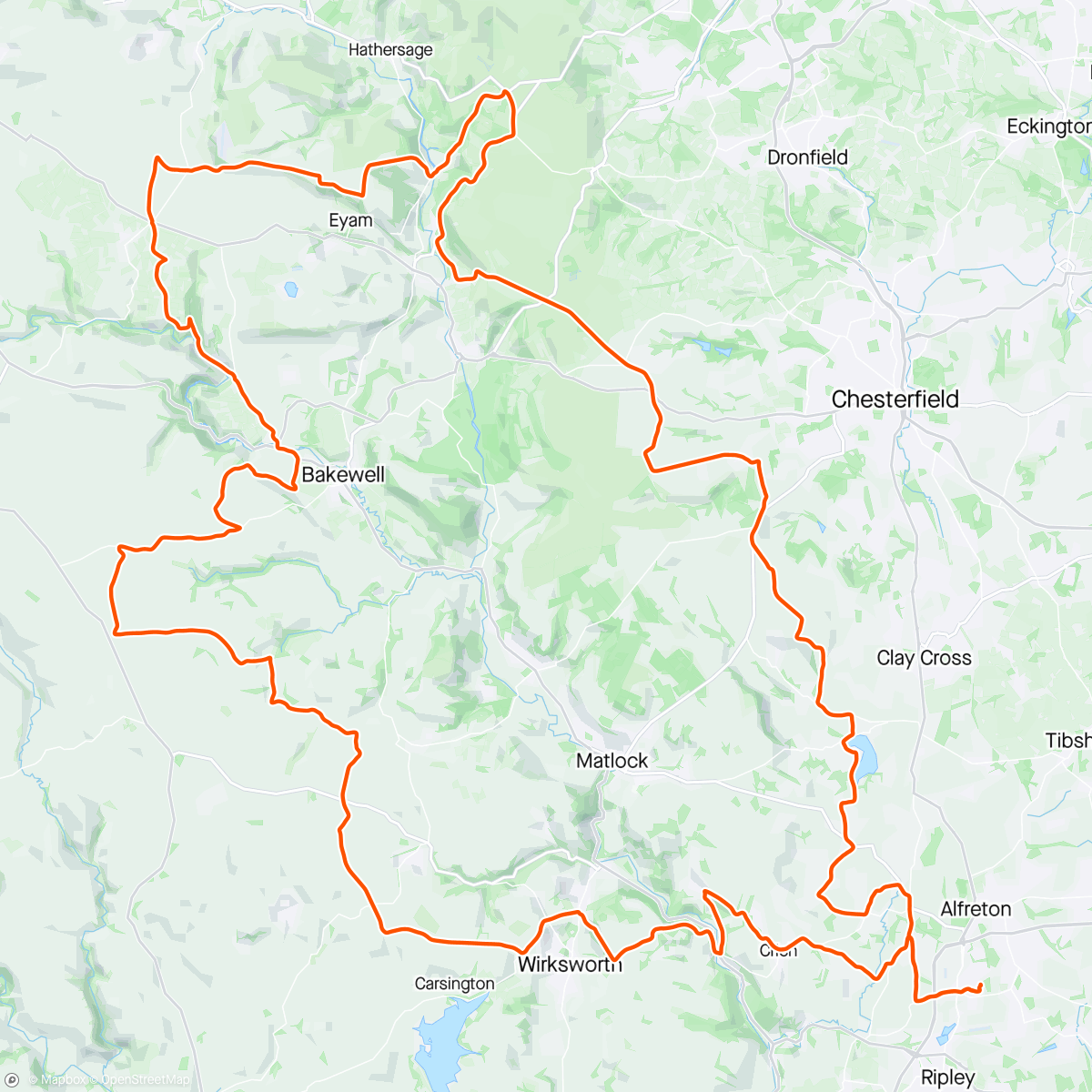 Map of the activity, Great ride but cold 🥶