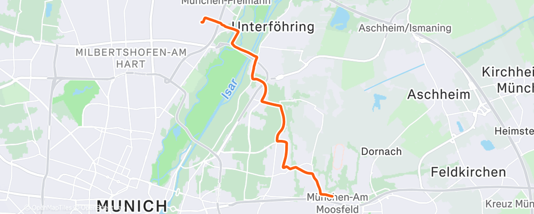 Map of the activity, Morning Ride