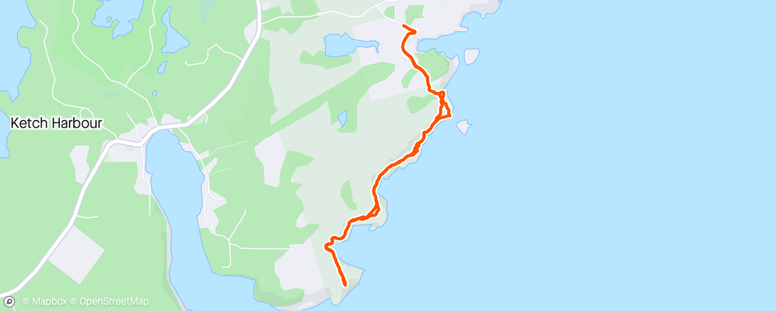Map of the activity, Duncan's Cove
