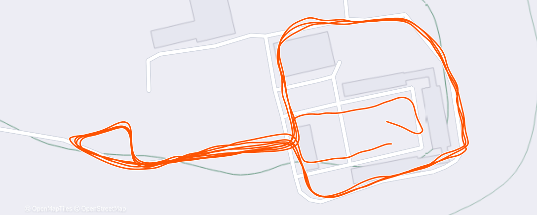 Map of the activity, Morning Run