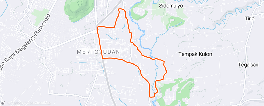 Map of the activity, Bangpari Lebarun