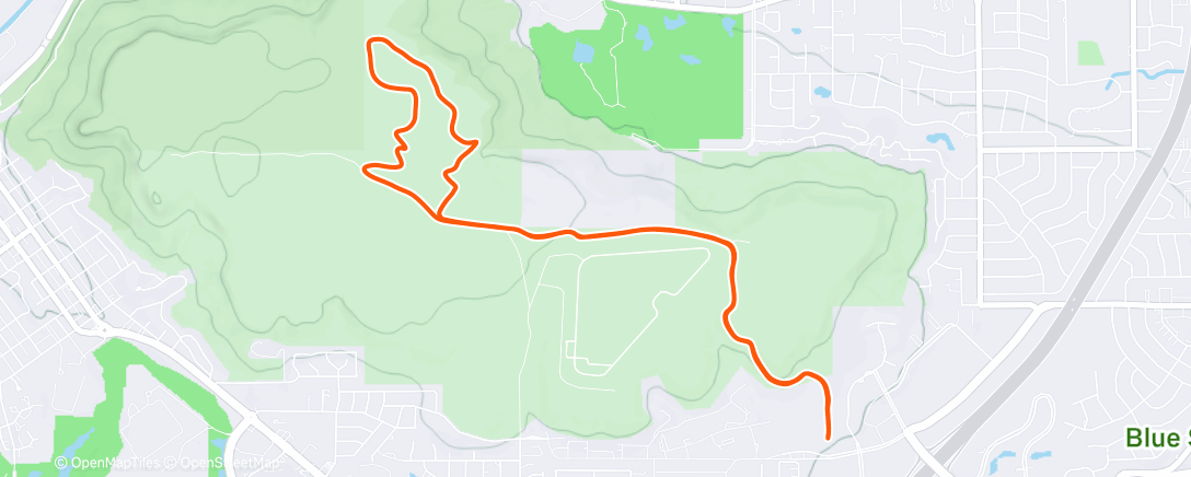 Map of the activity, Afternoon Ride