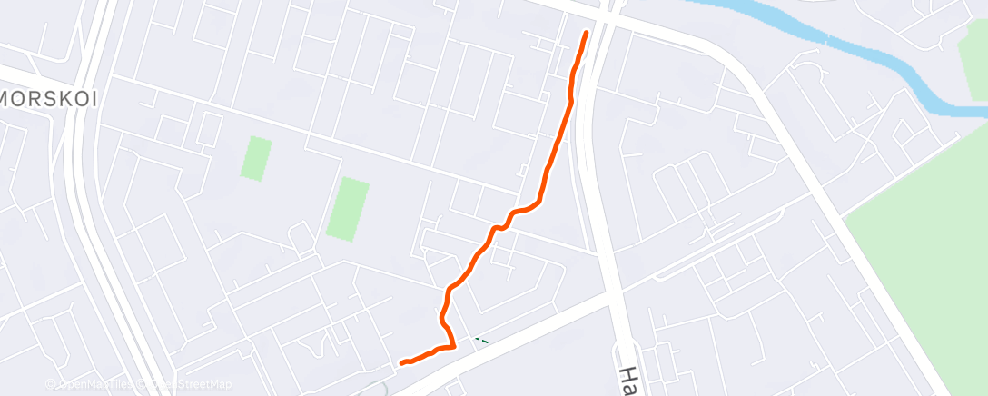 Карта физической активности (Morning Walk)