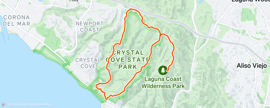 Map of the activity, Afternoon Ride