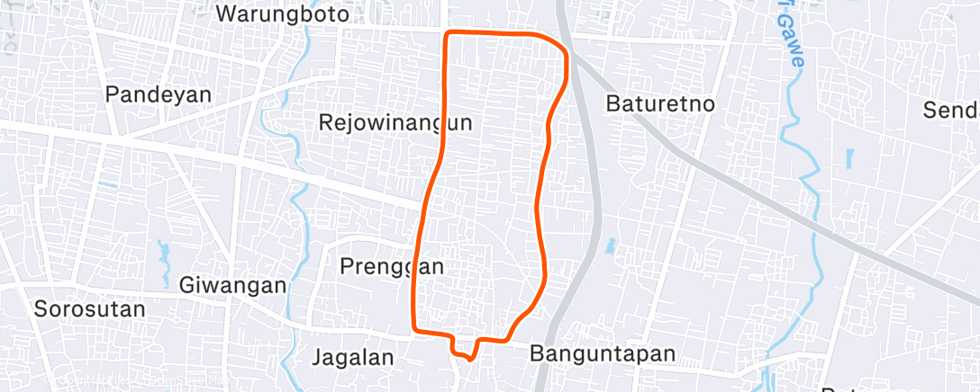 Map of the activity, RECV 🍃