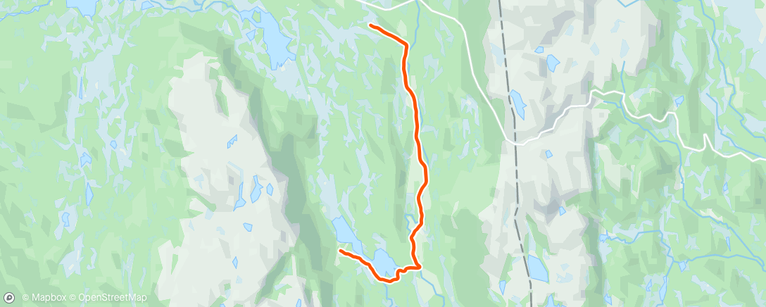 Carte de l'activité Skirvedalen