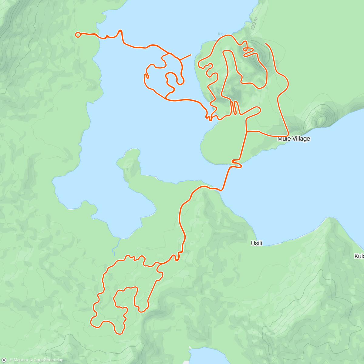 Map of the activity, Zwift - Climb Portal: Cote de Pike at 100% Elevation in Watopia