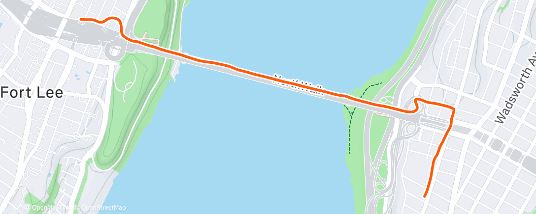 Mappa dell'attività Evening Run