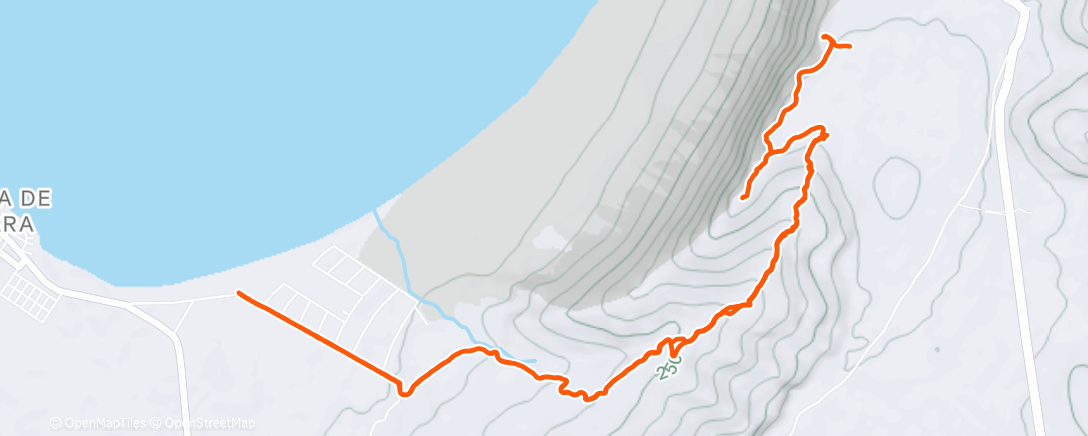 Карта физической активности (Randonnée plage de Famara)