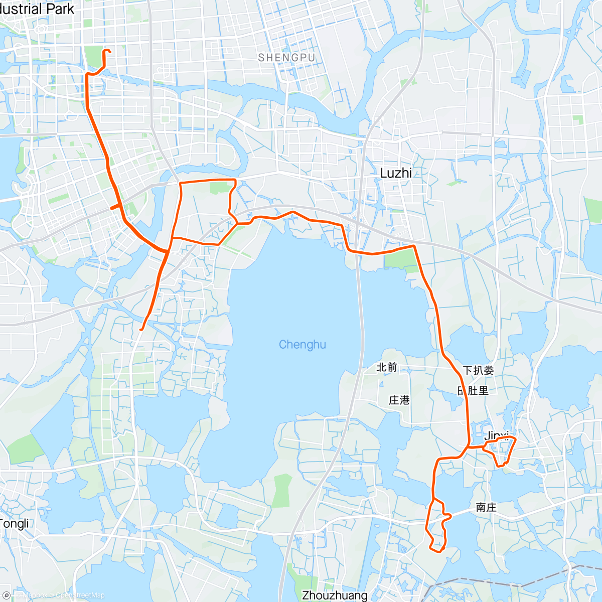 Map of the activity, 錦溪古鎮