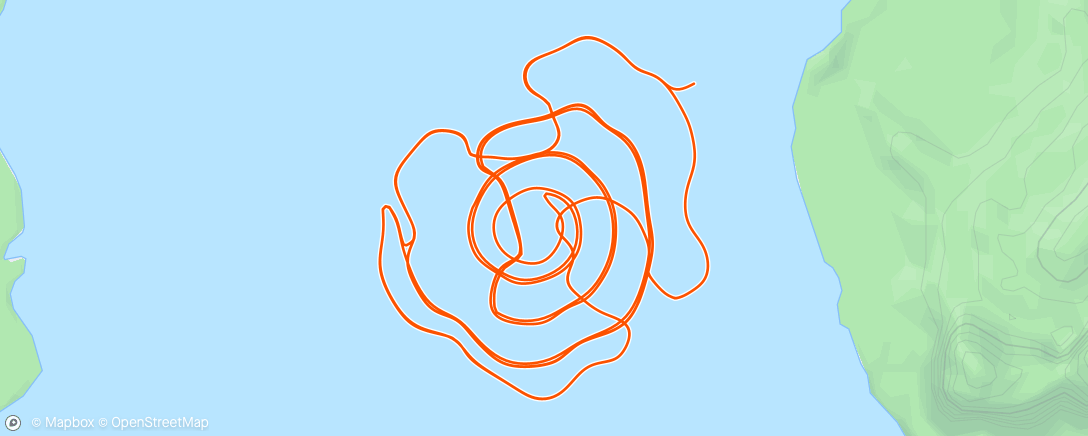Map of the activity, Zwift - 01. Let's Get Moving on Volcano Circuit in Watopia