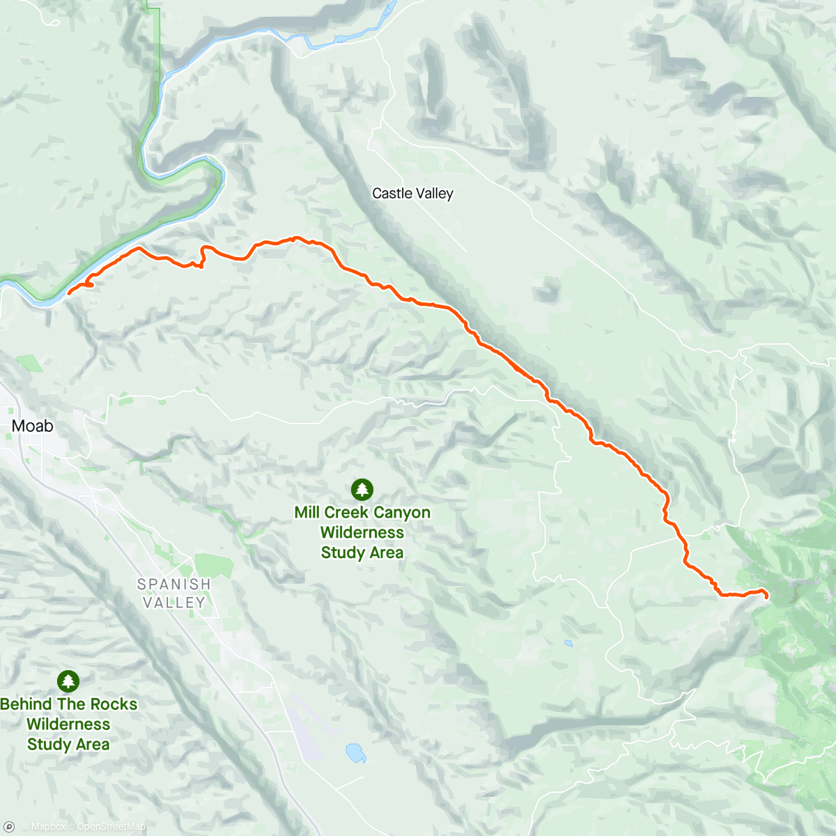 Map of the activity, Hey! We rode up. ☝️🏔️