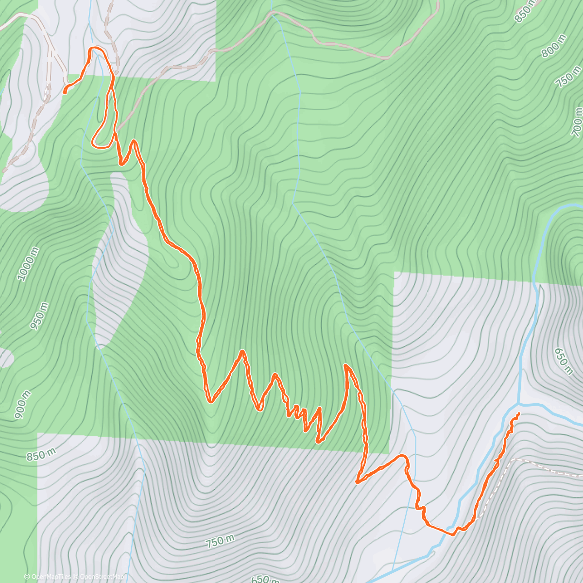 Map of the activity, Euchre Bar