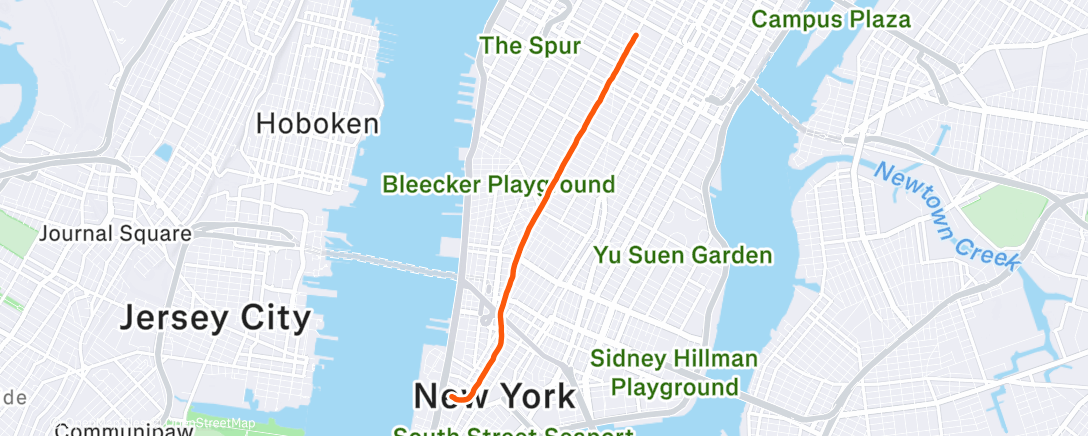 Map of the activity, Morning Ride