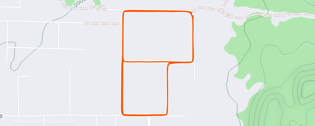 Mapa de la actividad (Morning Run)