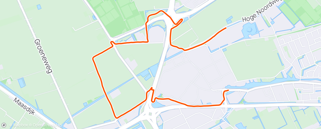 Map of the activity, Hardloopsessie 24