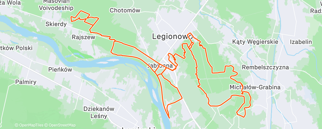 Map of the activity, Lokalne MTB
