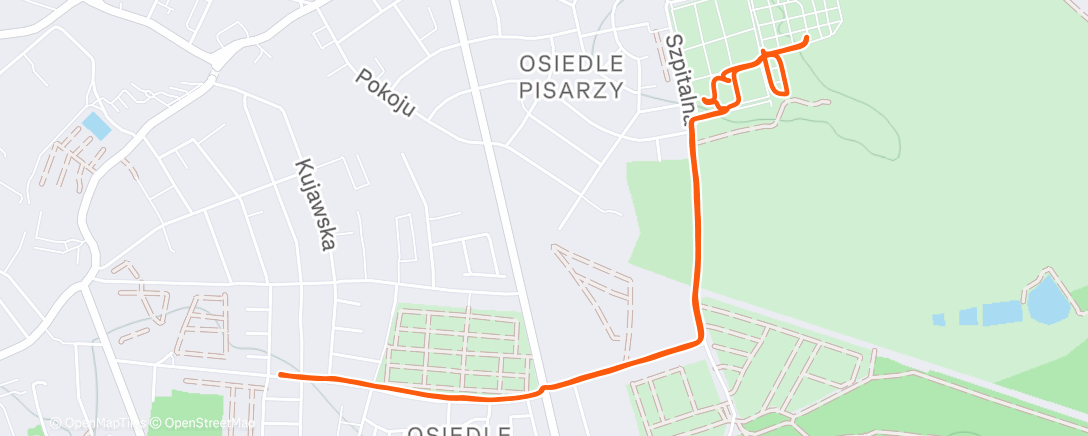 Map of the activity, Lunch Walk