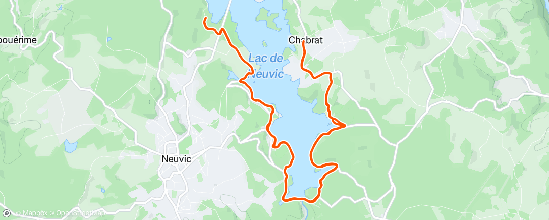 Map of the activity, Pour aller voir de l'autre côté du lac 🏃🏻‍♀️🏃🏼‍♂️