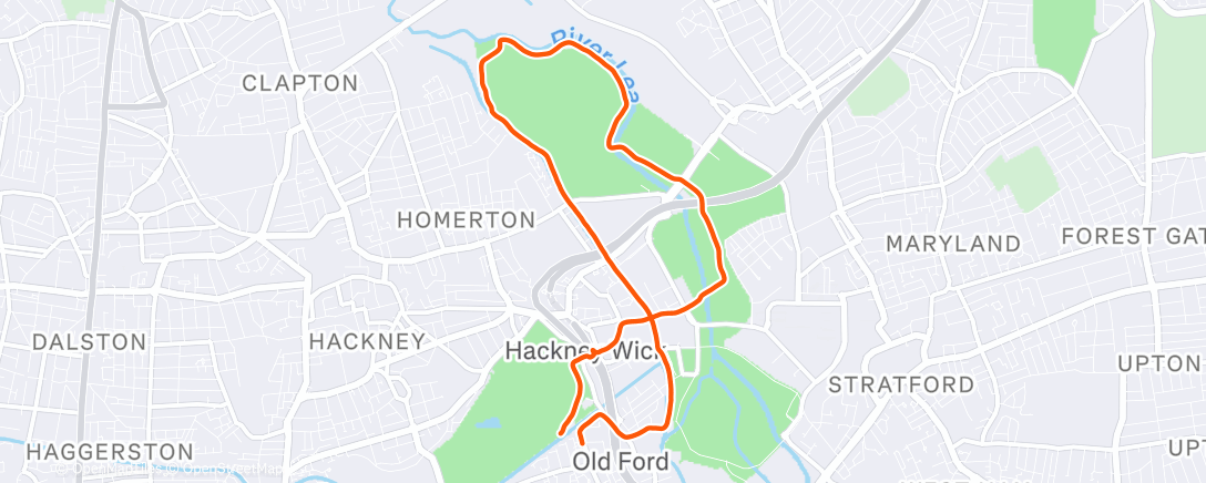 Map of the activity, Planned an easy one in the sun…*